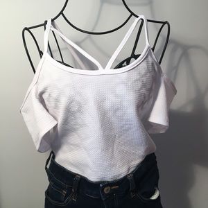 Off the shoulder crop top